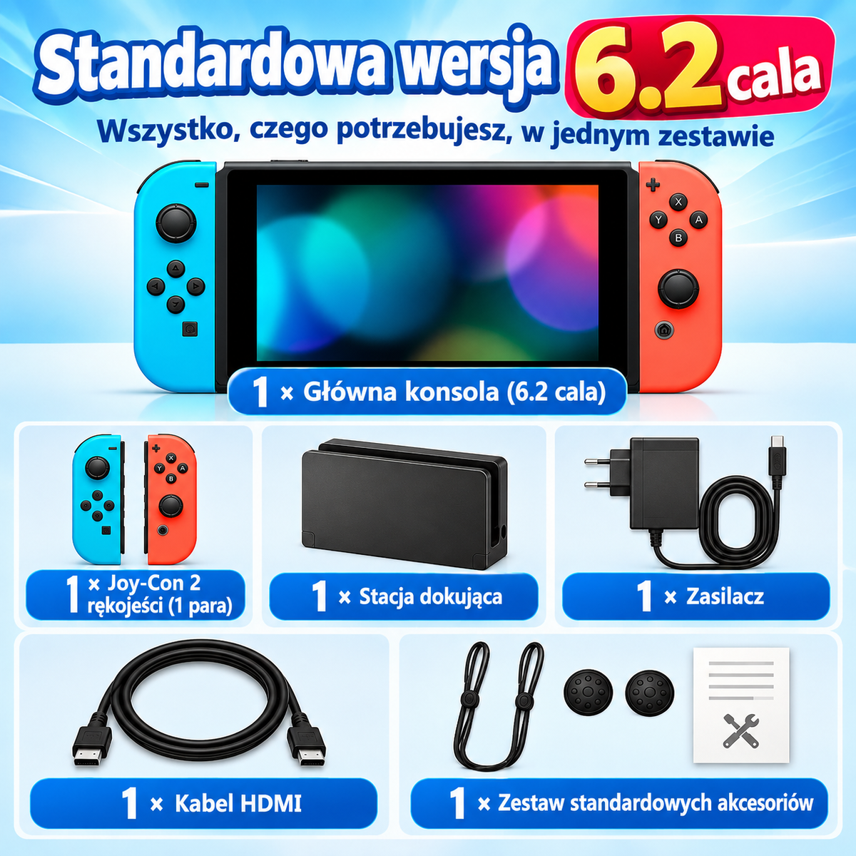 Przenośna konsola do gier dla całej rodziny