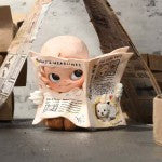 POPMART Zsiga w słońcu seria figurek blind box modne zabawki ozdoby prezent świąteczny