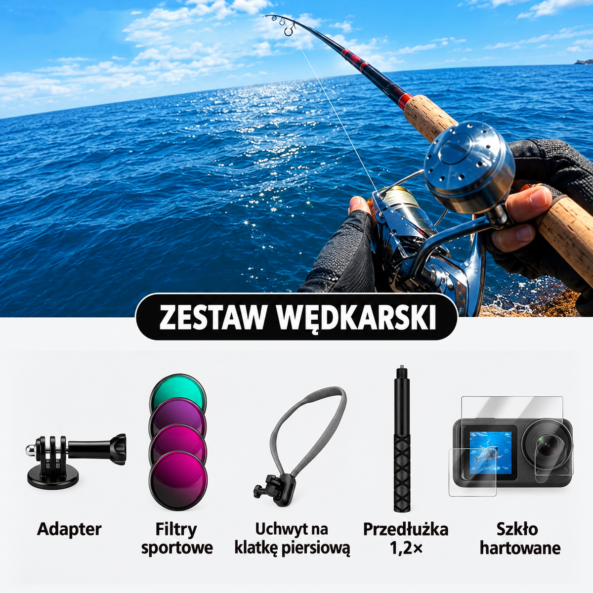 Kamera sportowa 4K 60FPS z zaawansowaną stabilizacją obrazu, WiFi, szerokokątnym obiektywem, wodoodporna Action Cam do sportu, podróży i VLOG