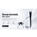 Nowoczesna konsola do gier z bezprzewodowym kontrolerem