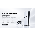 Nowoczesna konsola do gier z bezprzewodowym kontrolerem